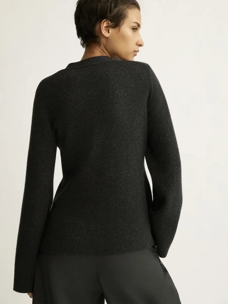 ARLO MOTT Bleeker Shaped Wool-Cashmere Cardigan | Thumbnail 4