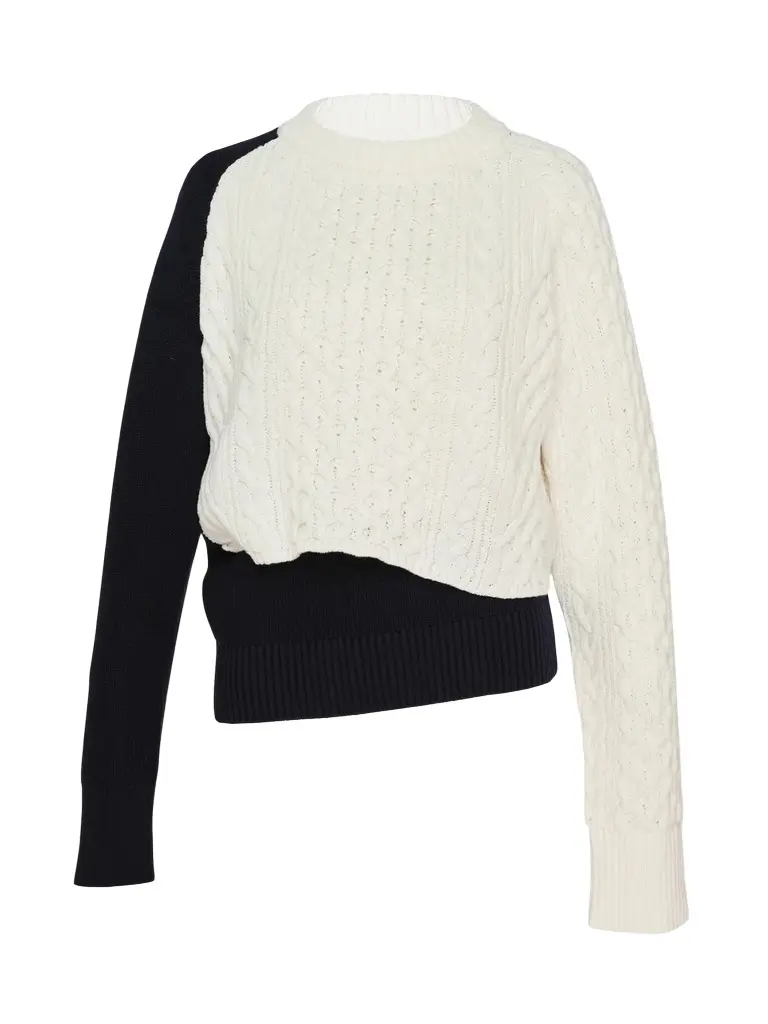 Cotton Cashmere Knit Pullover