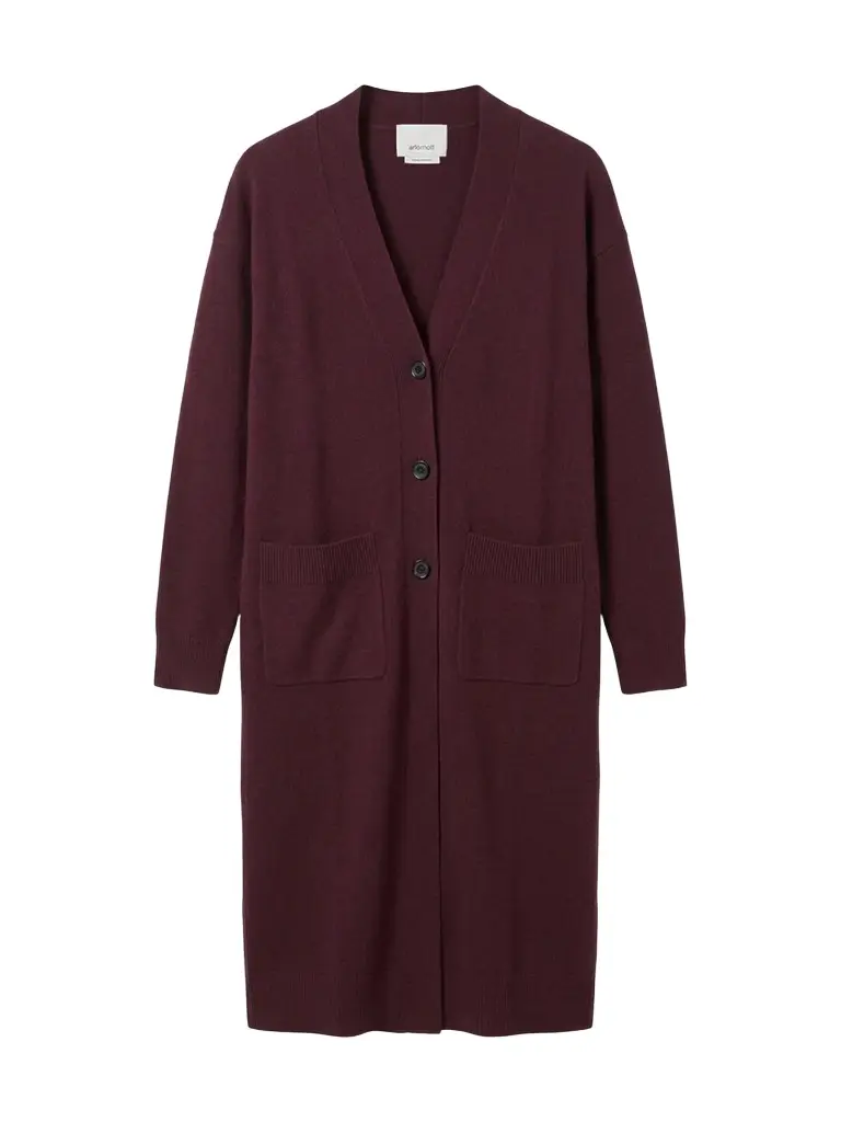 ARLO MOTT Lorimer Long Wool-Cashmere Cardigan