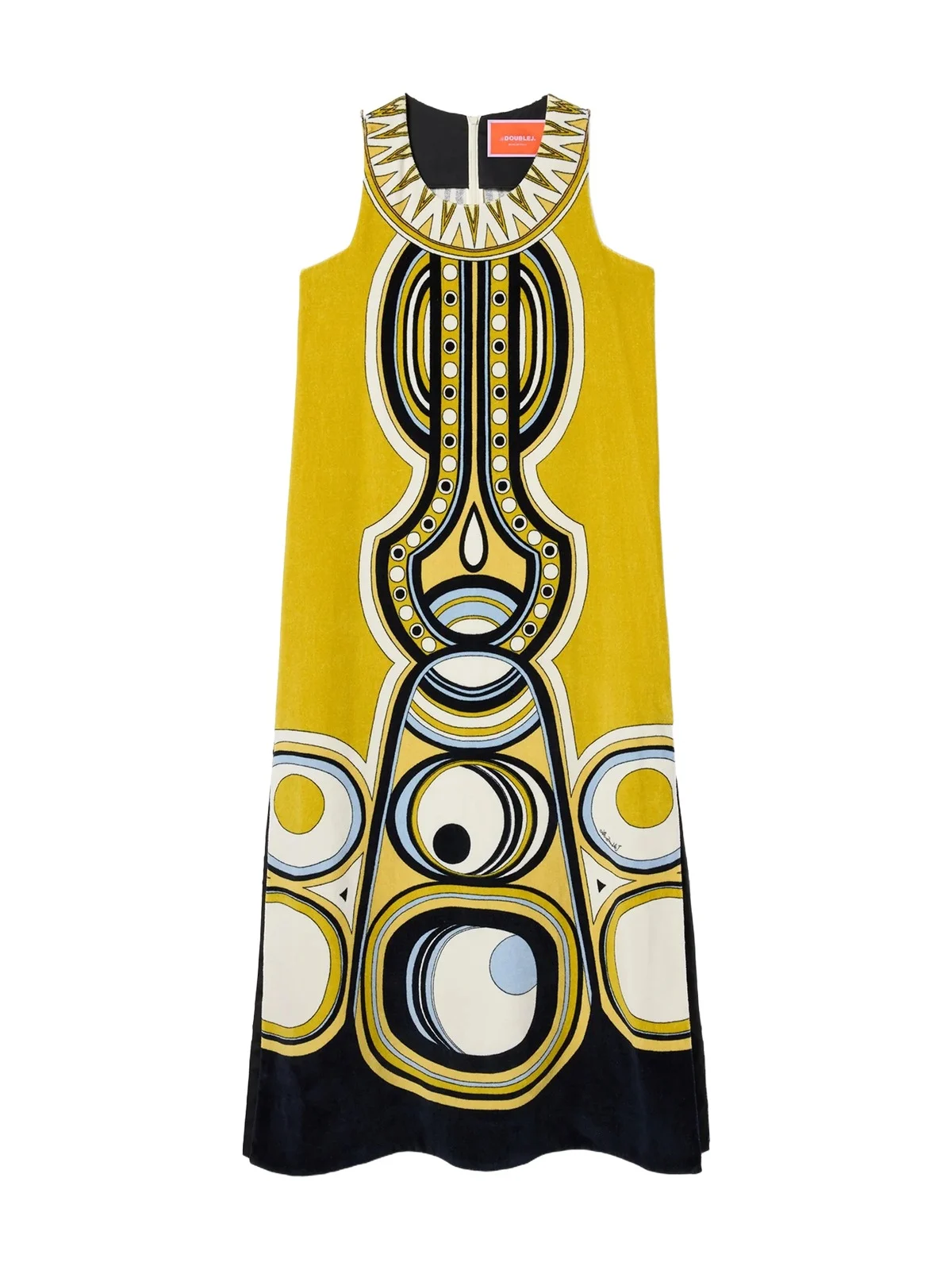La DoubleJ Totem Cotton Terry Midi Dress