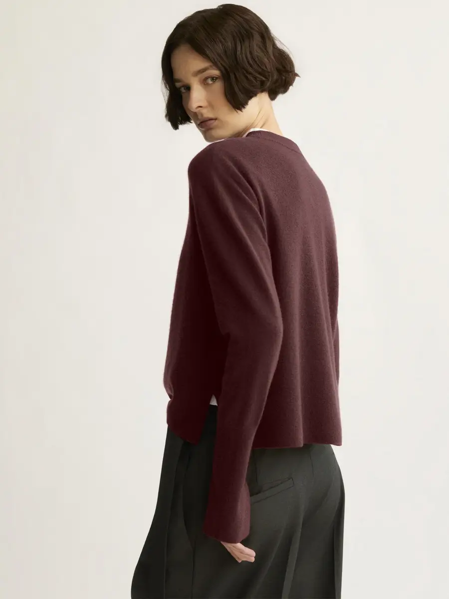 ARLO MOTT Warren Classic Wool-Cashmere Crewneck Sweater | Thumbnail 3