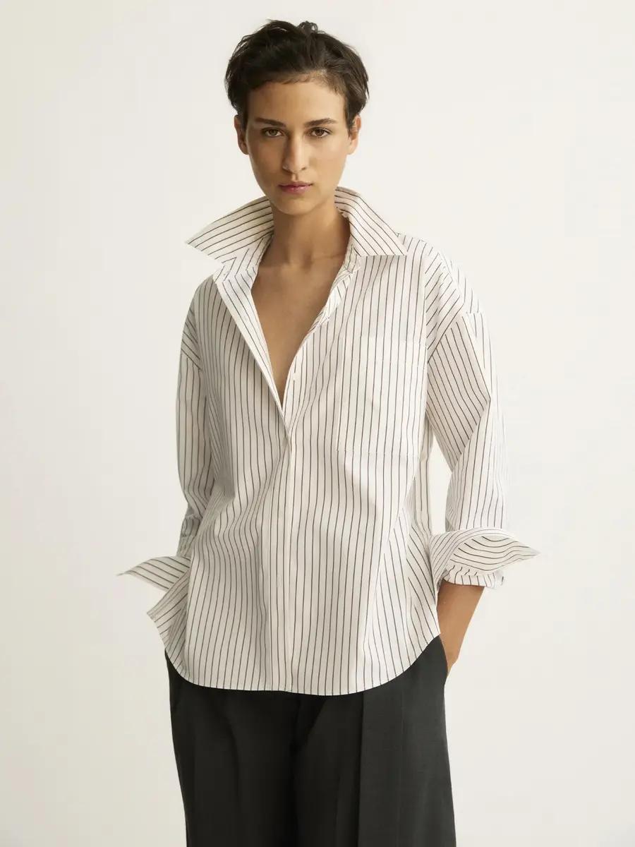 ARLO MOTT Watts Striped Side Button Shirt | Thumbnail 2
