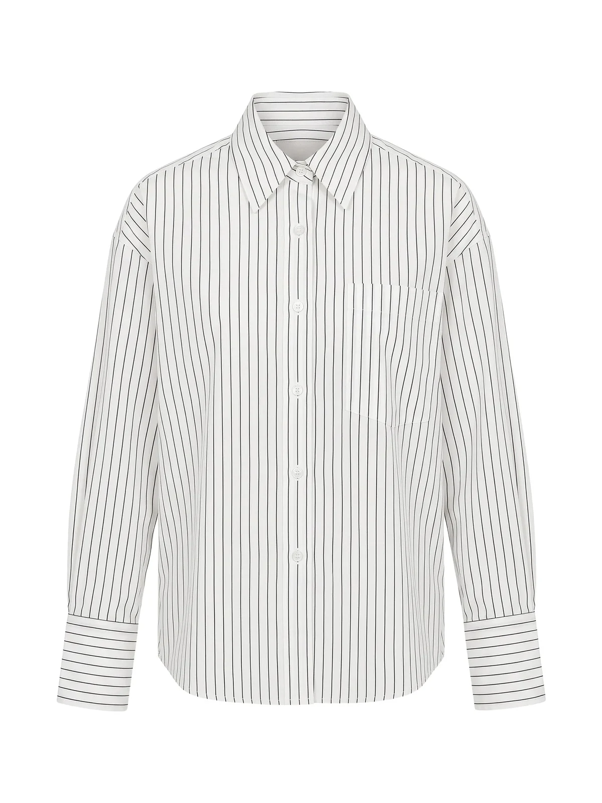 ARLO MOTT Watts Striped Side Button Shirt