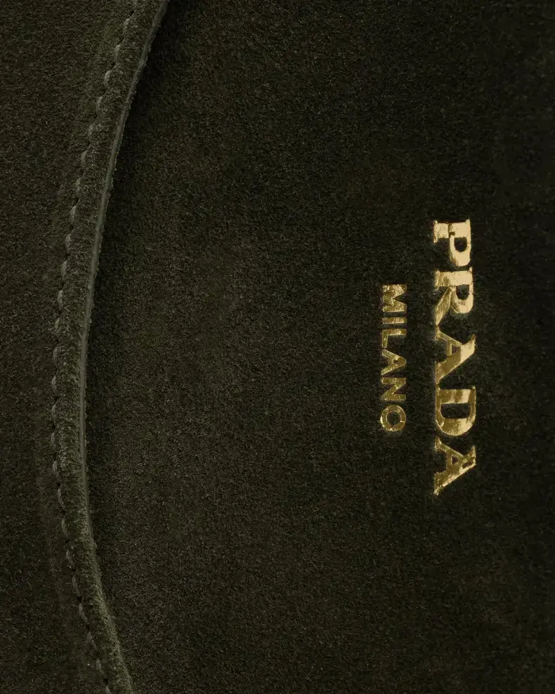 Prada Carry Mini Suede Top Handle Bag | Thumbnail 4