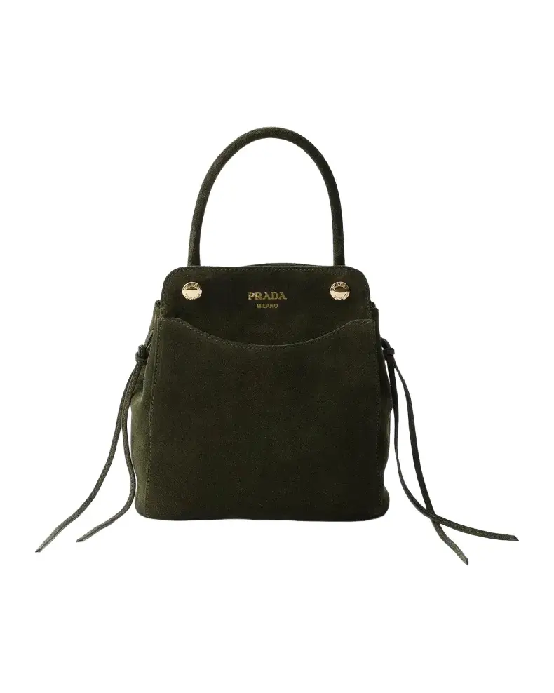 Carry Mini Suede Top Handle Bag