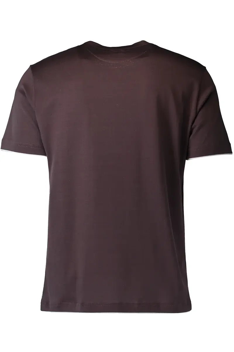 ELEVENTY Short Sleeve Tee - Burgundy Light Grey | Thumbnail 2 ELEVENTY Short Sleeve Tee - Burgundy Light Grey | Thumbnail 2