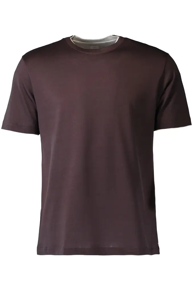 Short Sleeve Tee - Burgundy Light Grey Short Sleeve Tee - Burgundy Light Grey