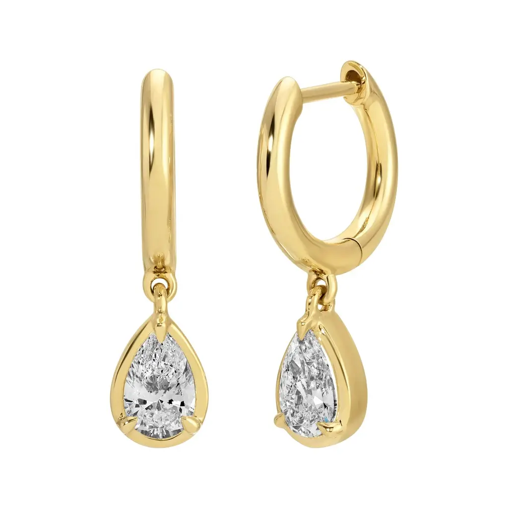 Anita Ko CLASSIC PEAR DIAMOND BELLA HUGGIES