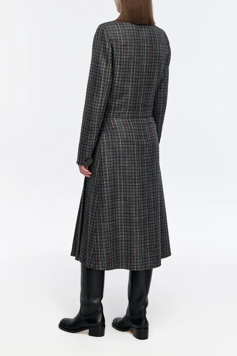 Gabriela Hearst Thereza Jacket in Camel Multi Wool Silk Houndstooth | Thumbnail 4 Gabriela Hearst Thereza Jacket in Camel Multi Wool Silk Houndstooth | Thumbnail 4