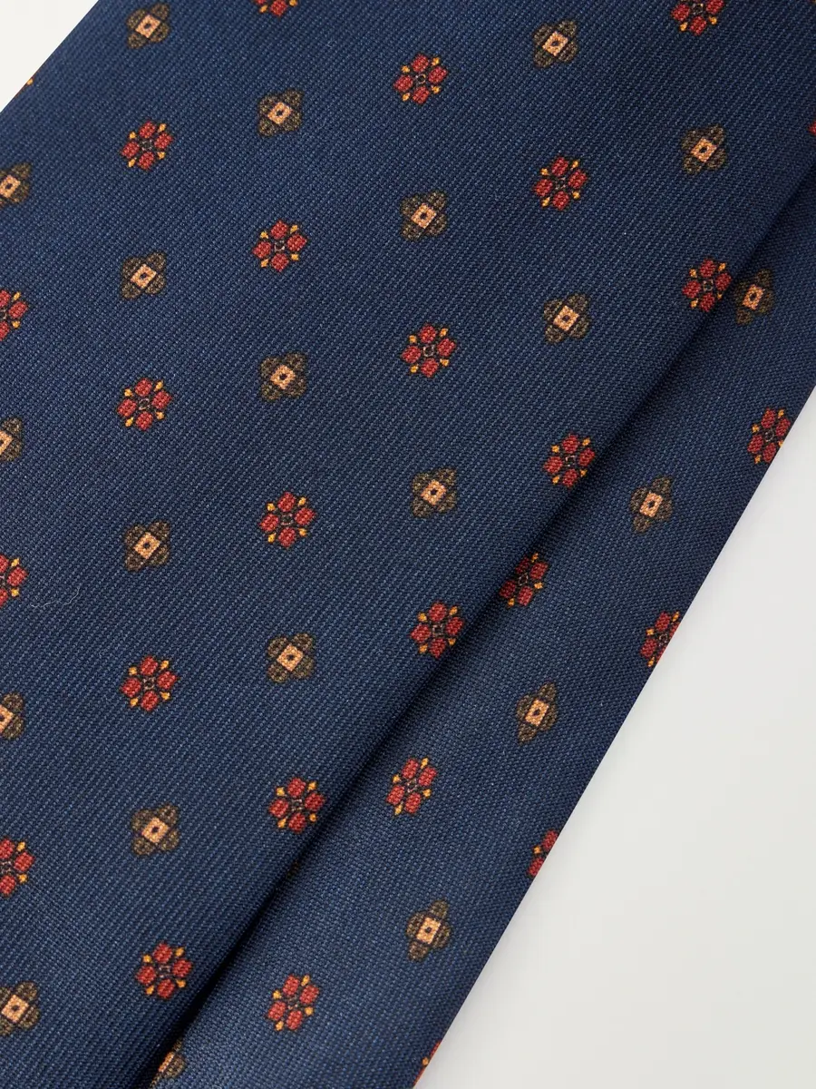 Rubinacci 8cm Printed Silk-Twill Tie - Men | Thumbnail 4