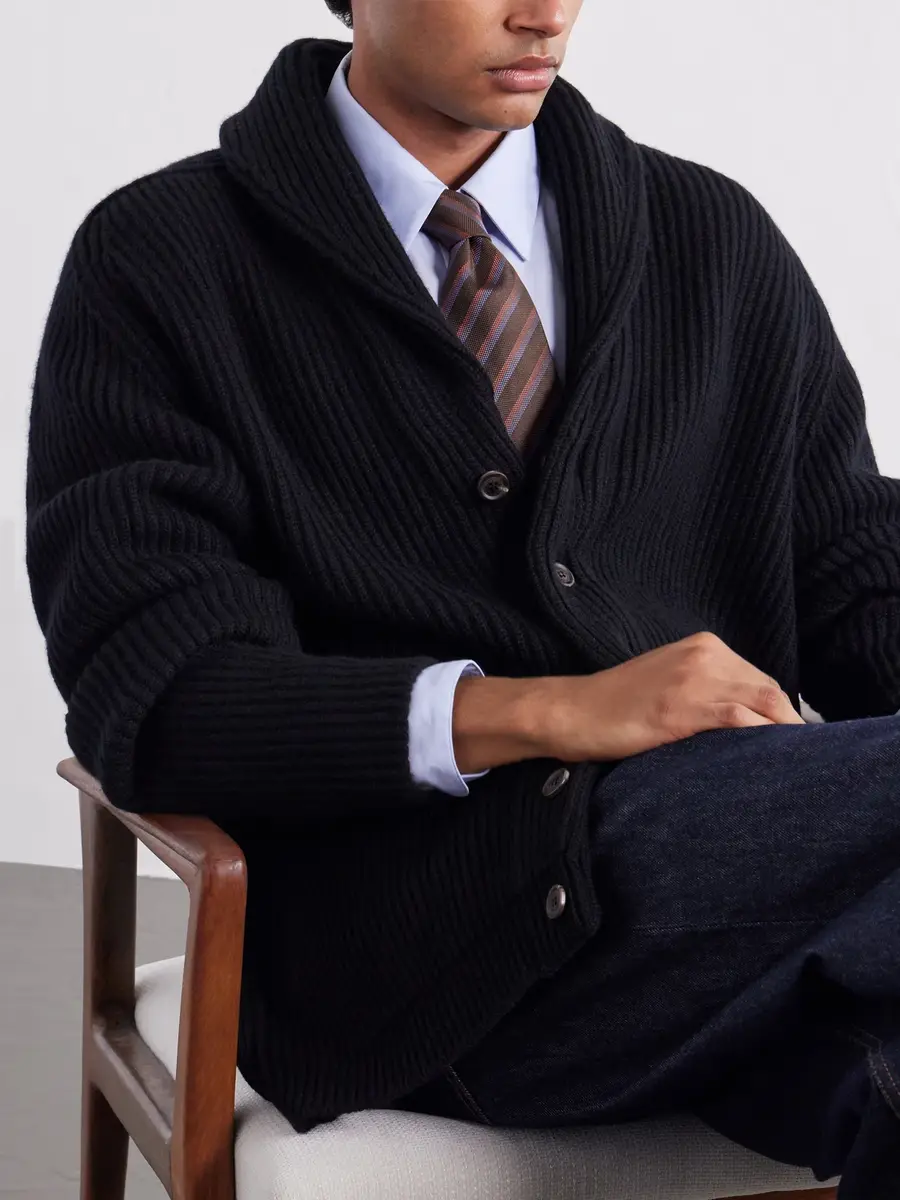 Begg & Co Yacht Cashmere Cardigan - Men | Thumbnail 5 Begg & Co Yacht Cashmere Cardigan - Men | Thumbnail 5