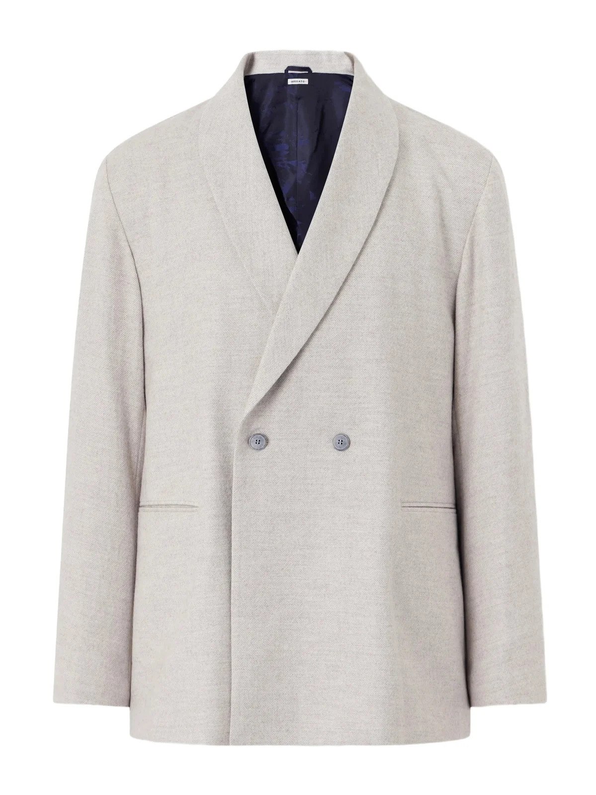 Blue Blue Japan Shawl-Collar Wool, Cotton and Yak-Blend Twill Suit Jacket - Men