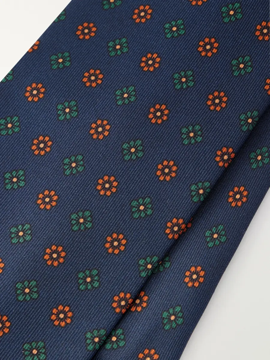 Rubinacci 8cm Printed Silk-Twill Tie - Men | Thumbnail 4 Rubinacci 8cm Printed Silk-Twill Tie - Men | Thumbnail 4