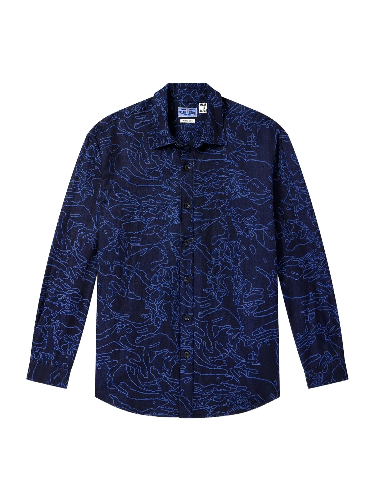 Cotton-Jacquard Shirt - Men Cotton-Jacquard Shirt - Men