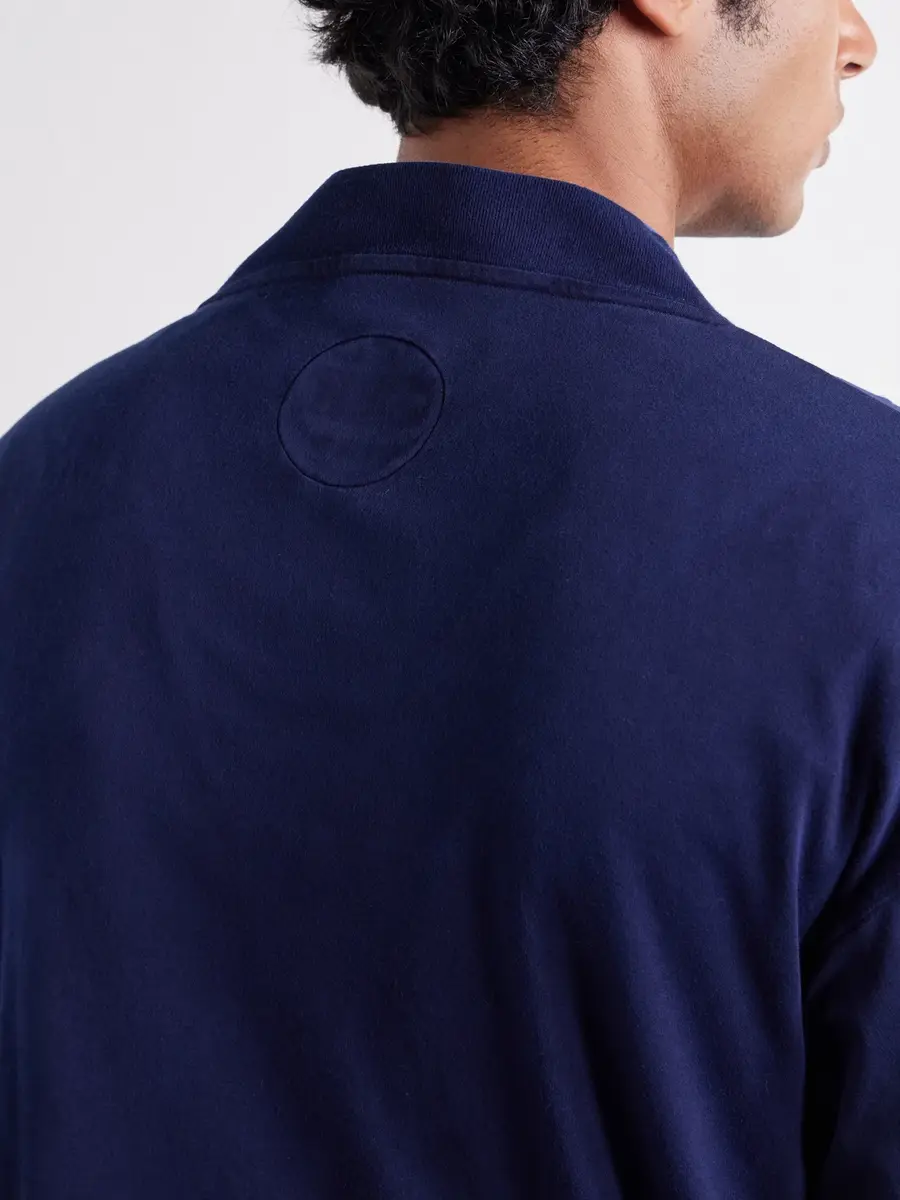 Blue Blue Japan Cotton-Jersey Cardigan - Men | Thumbnail 5 Blue Blue Japan Cotton-Jersey Cardigan - Men | Thumbnail 5
