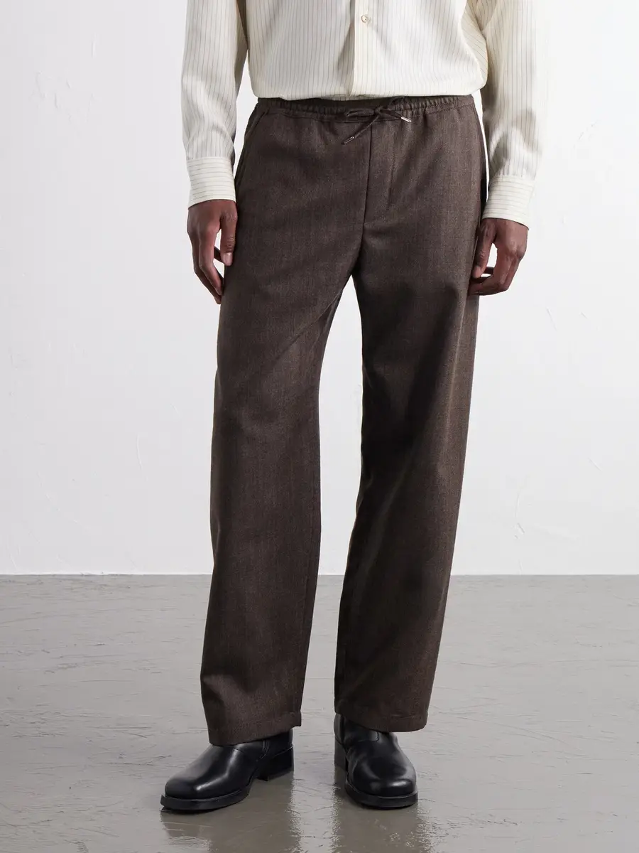 A Kind Of Guise Samurai Wide-Leg Wool-Twill Drawstring Trousers - Men | Thumbnail 3 A Kind Of Guise Samurai Wide-Leg Wool-Twill Drawstring Trousers - Men | Thumbnail 3