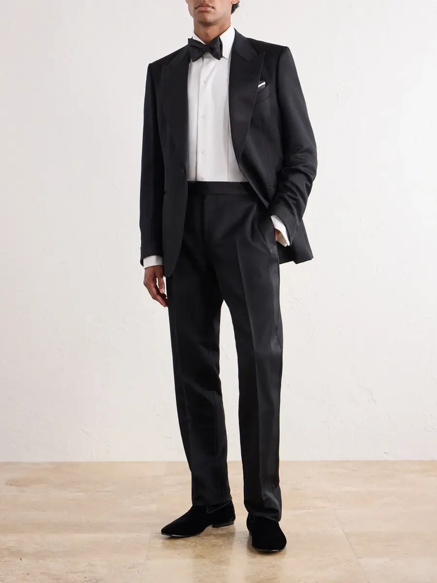 Tom Ford Shelton Grosgrain-Trimmed Wool and Mohair-Blend Twill Tuxedo Suit - Men | Thumbnail 2 Tom Ford Shelton Grosgrain-Trimmed Wool and Mohair-Blend Twill Tuxedo Suit - Men | Thumbnail 2