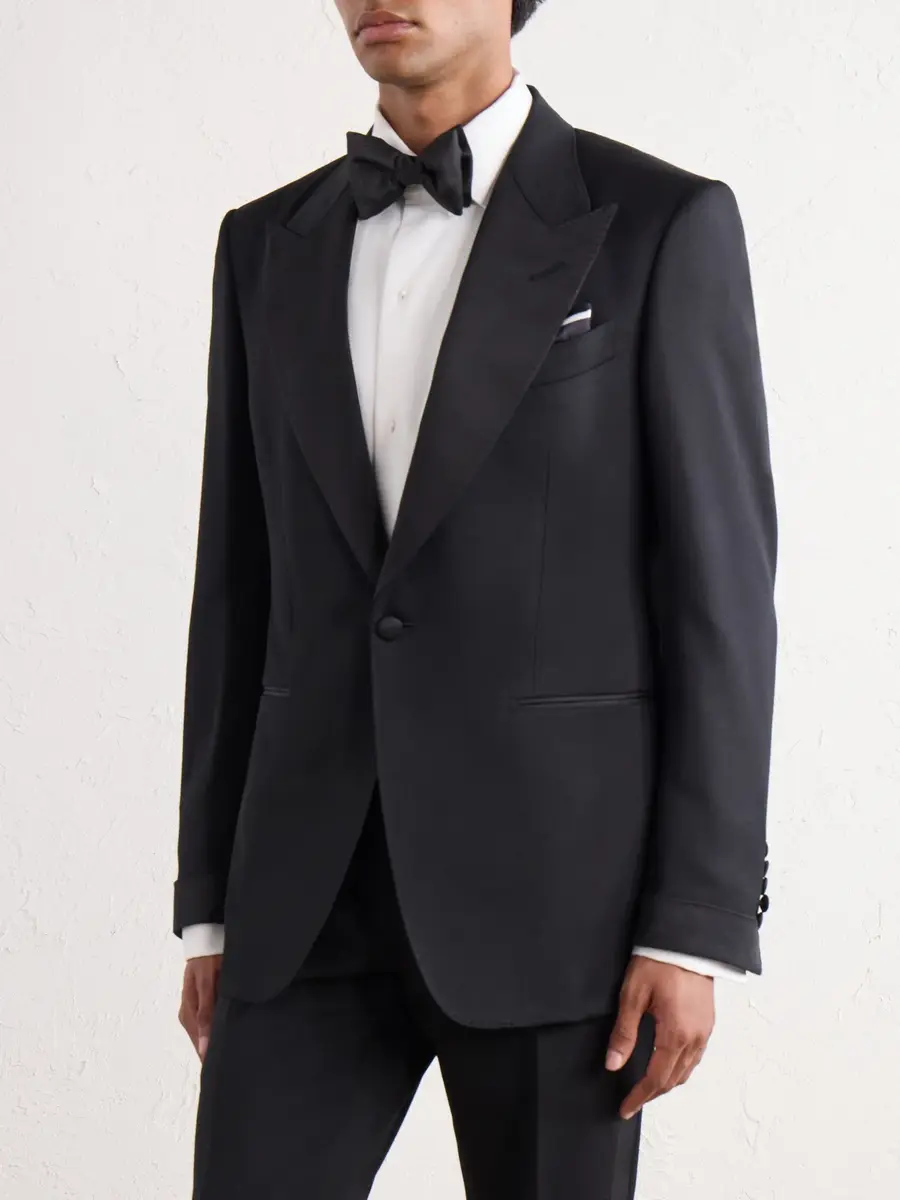 Tom Ford Shelton Grosgrain-Trimmed Wool and Mohair-Blend Twill Tuxedo Suit - Men | Thumbnail 3 Tom Ford Shelton Grosgrain-Trimmed Wool and Mohair-Blend Twill Tuxedo Suit - Men | Thumbnail 3