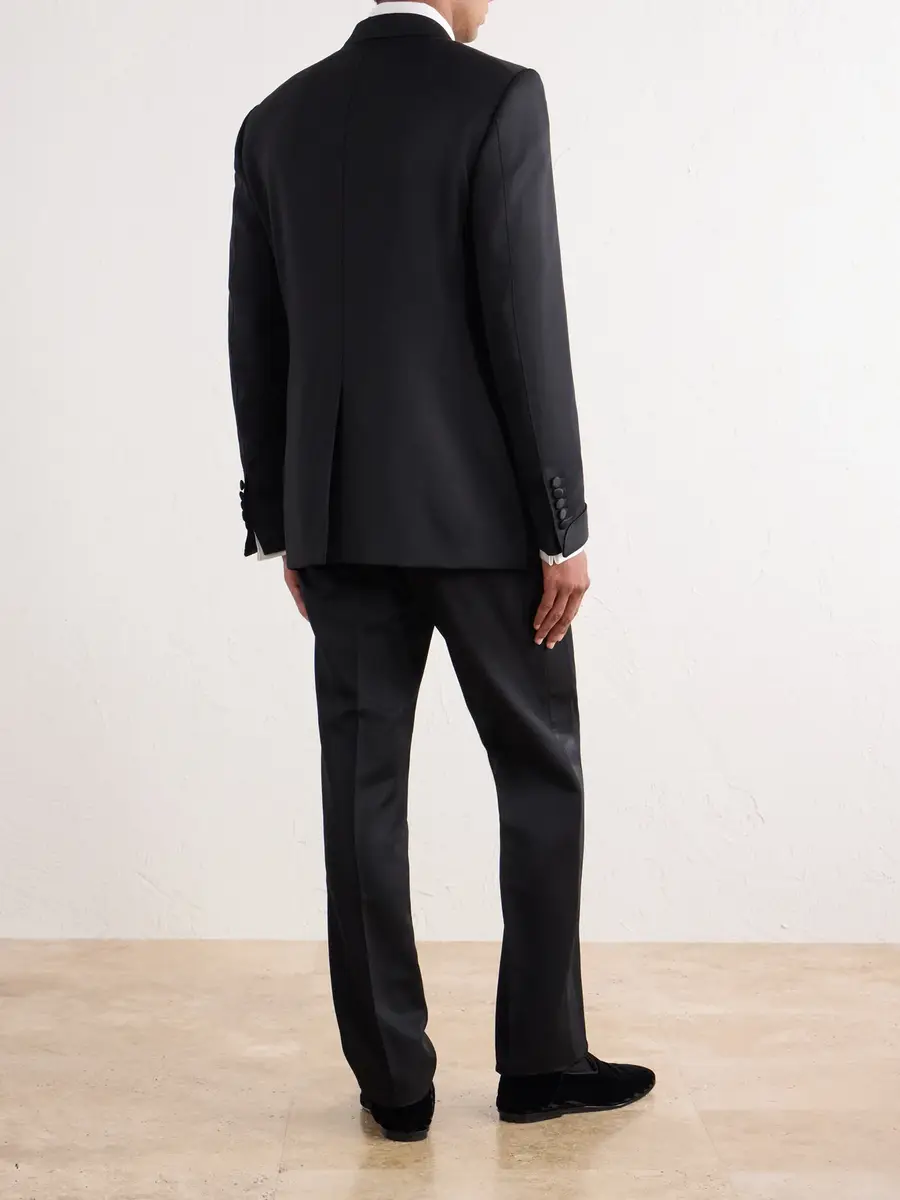 Tom Ford Shelton Grosgrain-Trimmed Wool and Mohair-Blend Twill Tuxedo Suit - Men | Thumbnail 4 Tom Ford Shelton Grosgrain-Trimmed Wool and Mohair-Blend Twill Tuxedo Suit - Men | Thumbnail 4