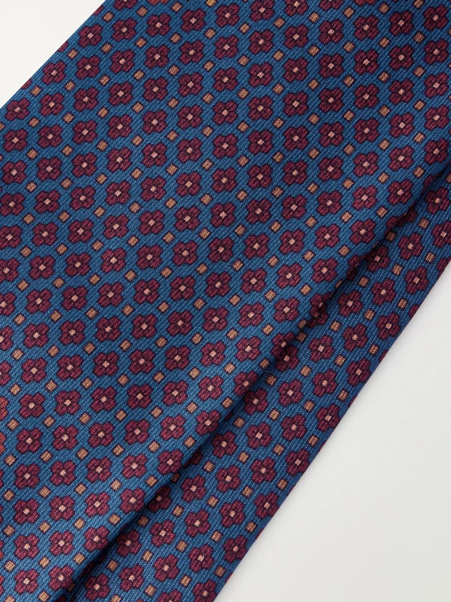 Rubinacci 8cm Printed Silk-Twill Tie - Men | Thumbnail 4 Rubinacci 8cm Printed Silk-Twill Tie - Men | Thumbnail 4