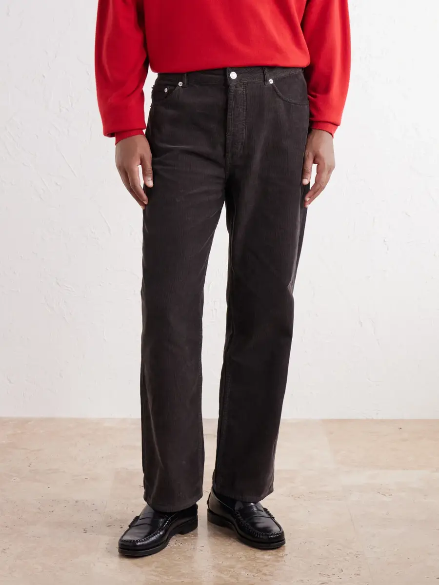 OFFICINE GÉNÉRALE Cotton-Corduroy Straight-Leg Jeans - Men | Thumbnail 3 OFFICINE GÉNÉRALE Cotton-Corduroy Straight-Leg Jeans - Men | Thumbnail 3
