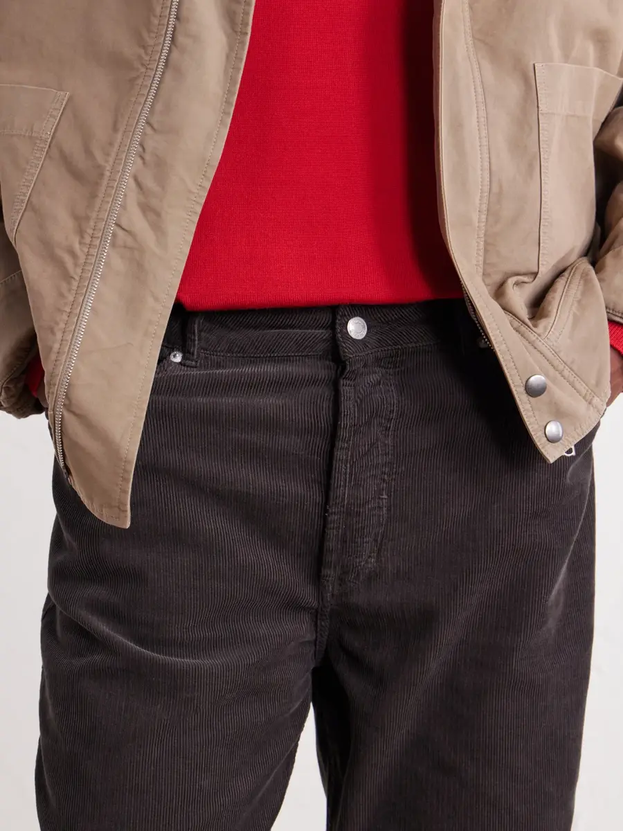 OFFICINE GÉNÉRALE Cotton-Corduroy Straight-Leg Jeans - Men | Thumbnail 5 OFFICINE GÉNÉRALE Cotton-Corduroy Straight-Leg Jeans - Men | Thumbnail 5