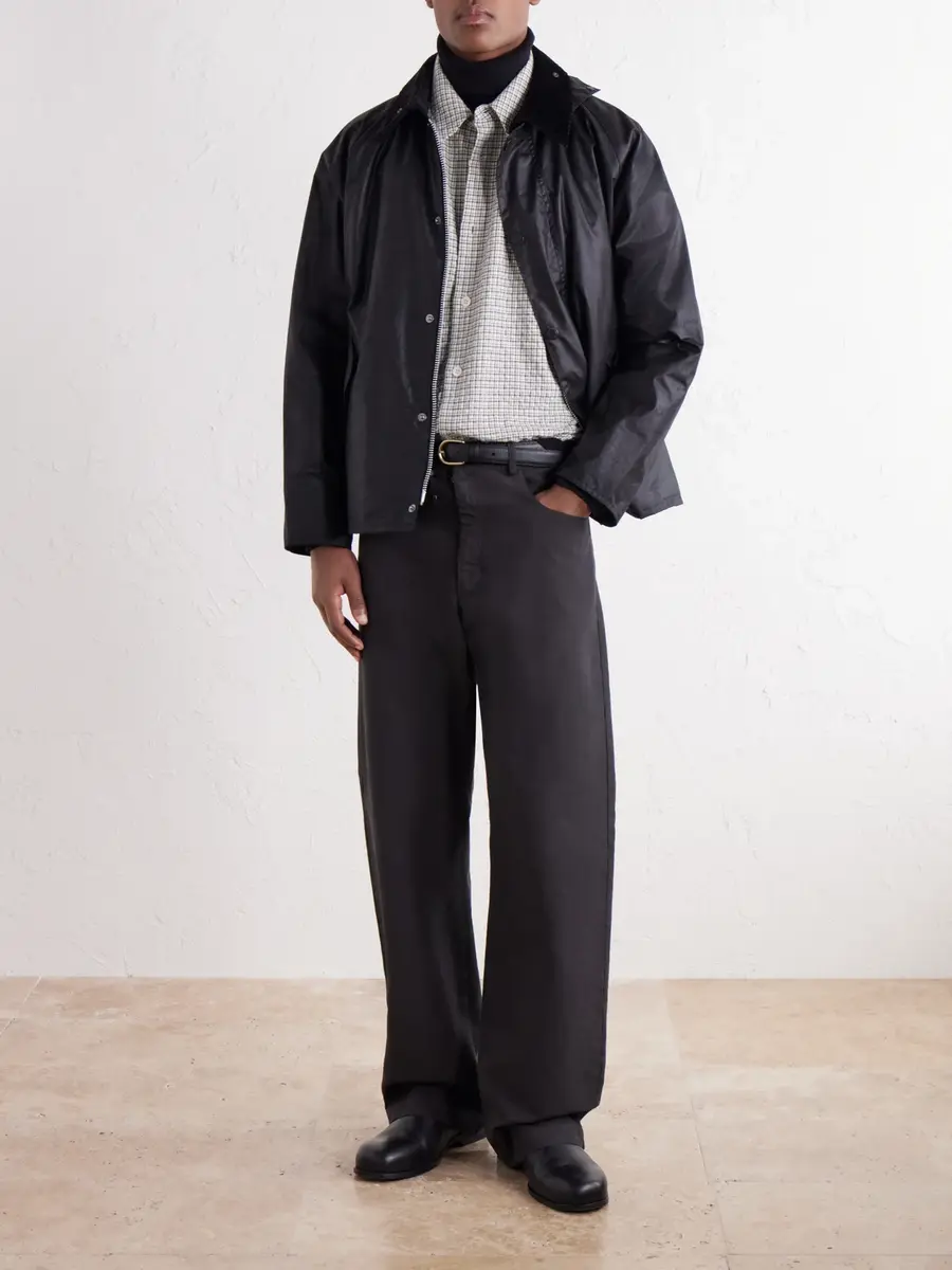 Barbour Transport Corduroy-Trimmed Waxed-Cotton Jacket - Men | Thumbnail 2