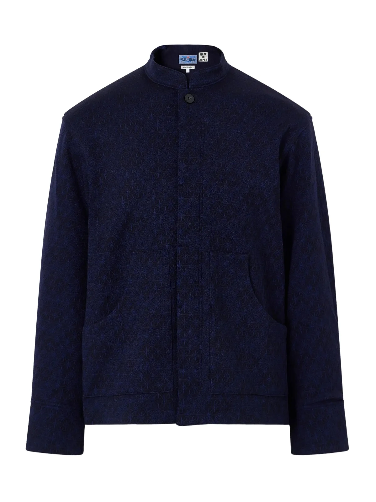 Jacquard-Knit Wool-Blend Bomber Jacket - Men Jacquard-Knit Wool-Blend Bomber Jacket - Men