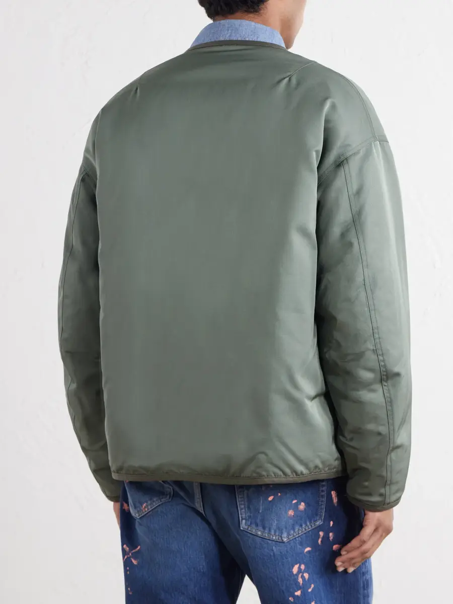 Visvim Wool and Silk-Blend Twill Down Liner Jacket - Men | Thumbnail 4