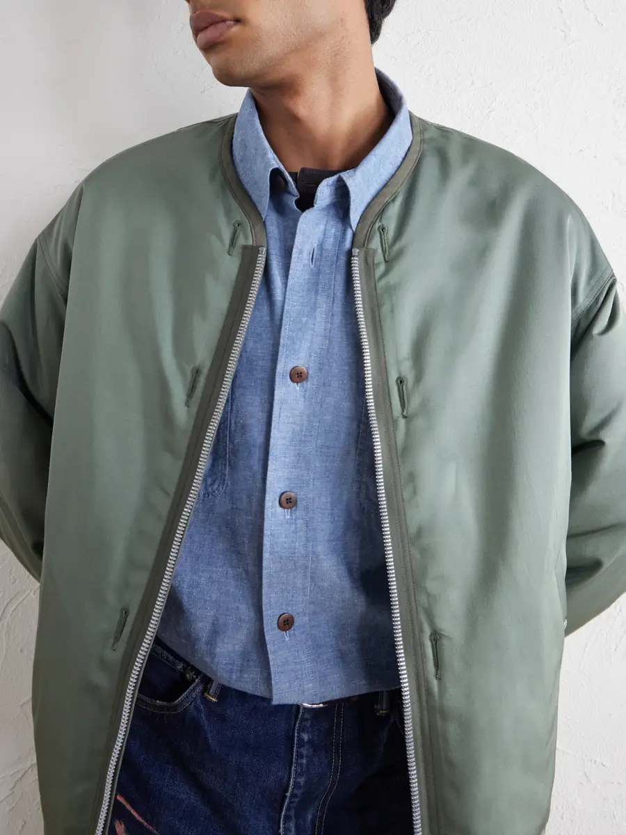 Visvim Wool and Silk-Blend Twill Down Liner Jacket - Men | Thumbnail 5