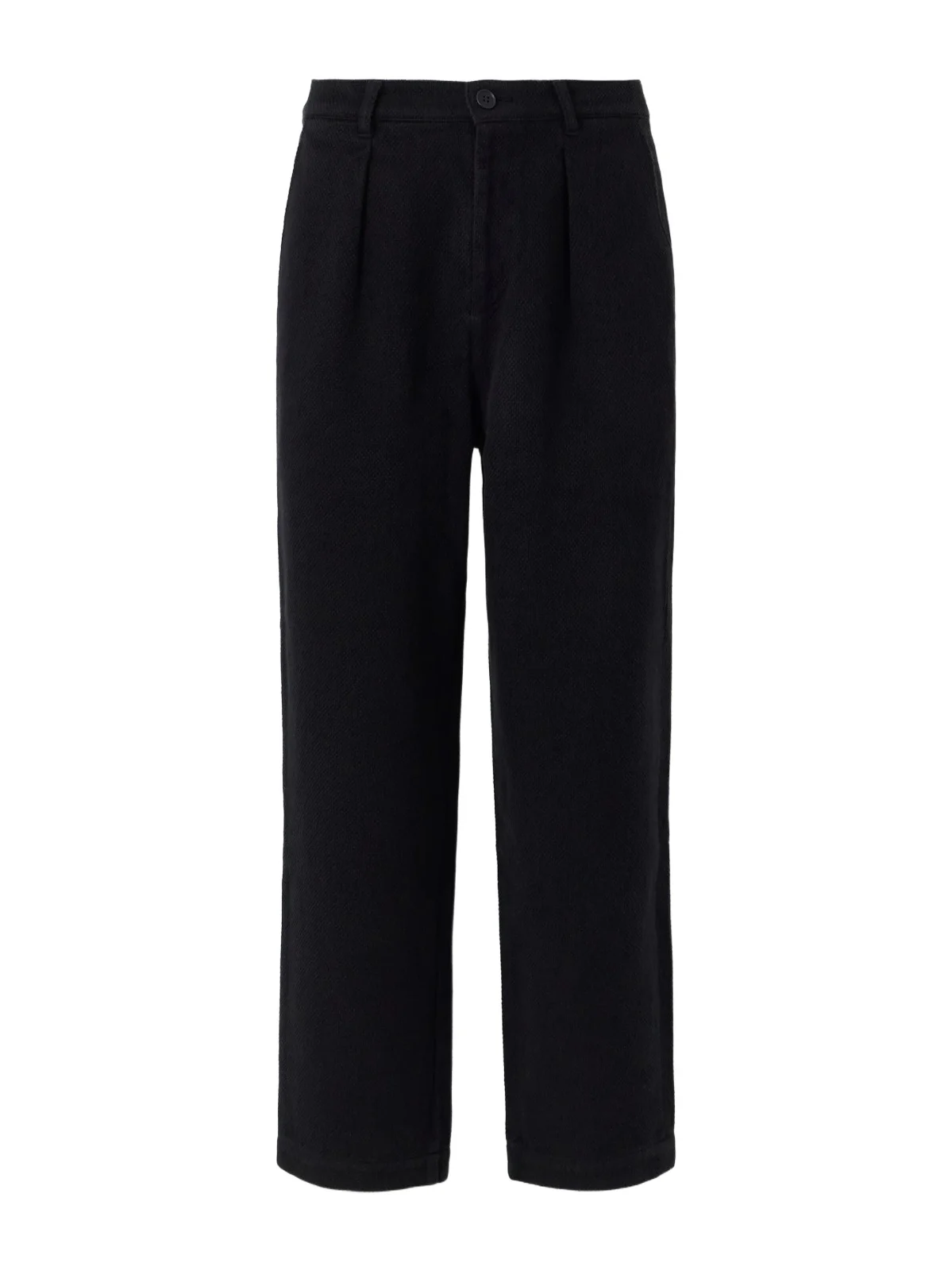 Blue Blue Japan Wide-Leg Pleated Cotton-Sashiko Trousers - Men