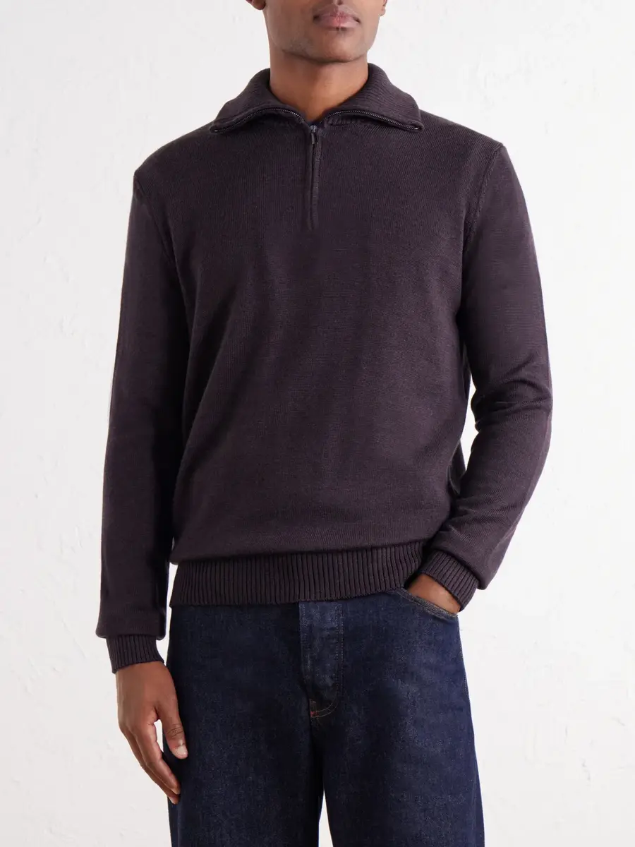 Altea Half-Zip Virgin Wool Sweater - Men | Thumbnail 3 Altea Half-Zip Virgin Wool Sweater - Men | Thumbnail 3