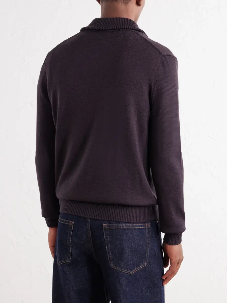 Altea Half-Zip Virgin Wool Sweater - Men | Thumbnail 4 Altea Half-Zip Virgin Wool Sweater - Men | Thumbnail 4