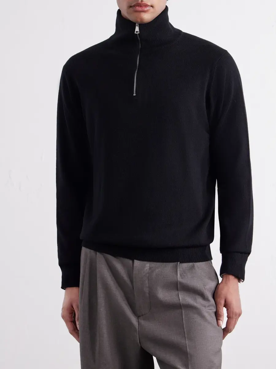 Begg & Co Heriot Half-Zip Cashmere Sweater - Men | Thumbnail 3 Begg & Co Heriot Half-Zip Cashmere Sweater - Men | Thumbnail 3
