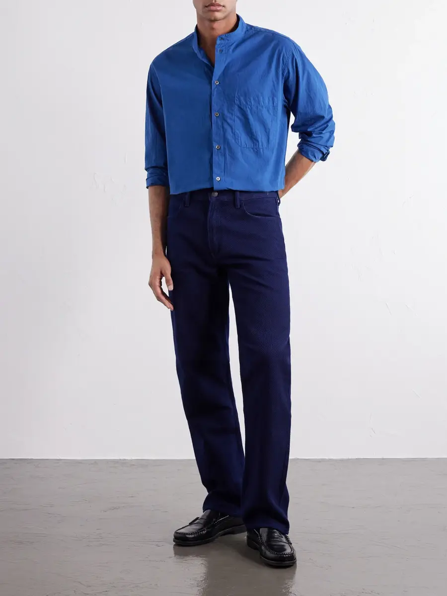 Blue Blue Japan Cotton Broadcloth Shirt - Men | Thumbnail 2 Blue Blue Japan Cotton Broadcloth Shirt - Men | Thumbnail 2