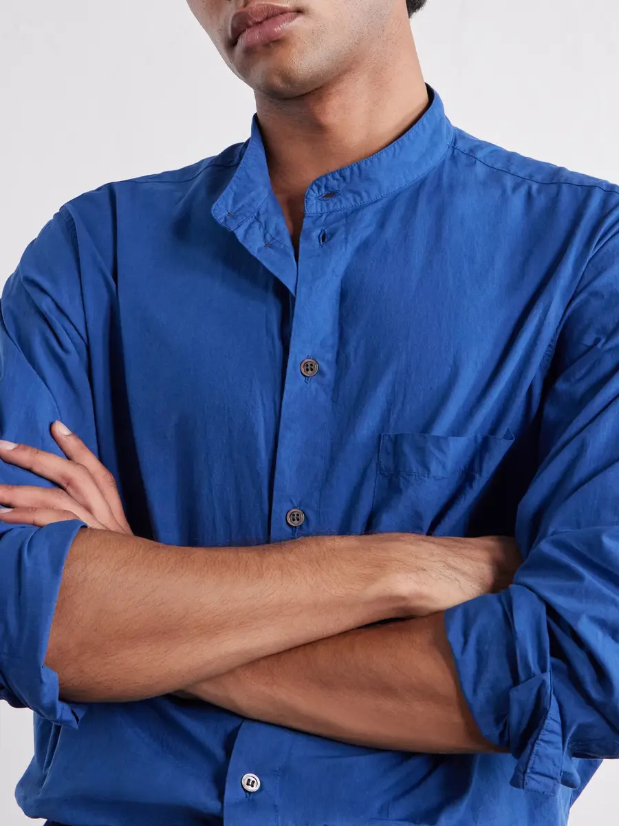 Blue Blue Japan Cotton Broadcloth Shirt - Men | Thumbnail 5 Blue Blue Japan Cotton Broadcloth Shirt - Men | Thumbnail 5