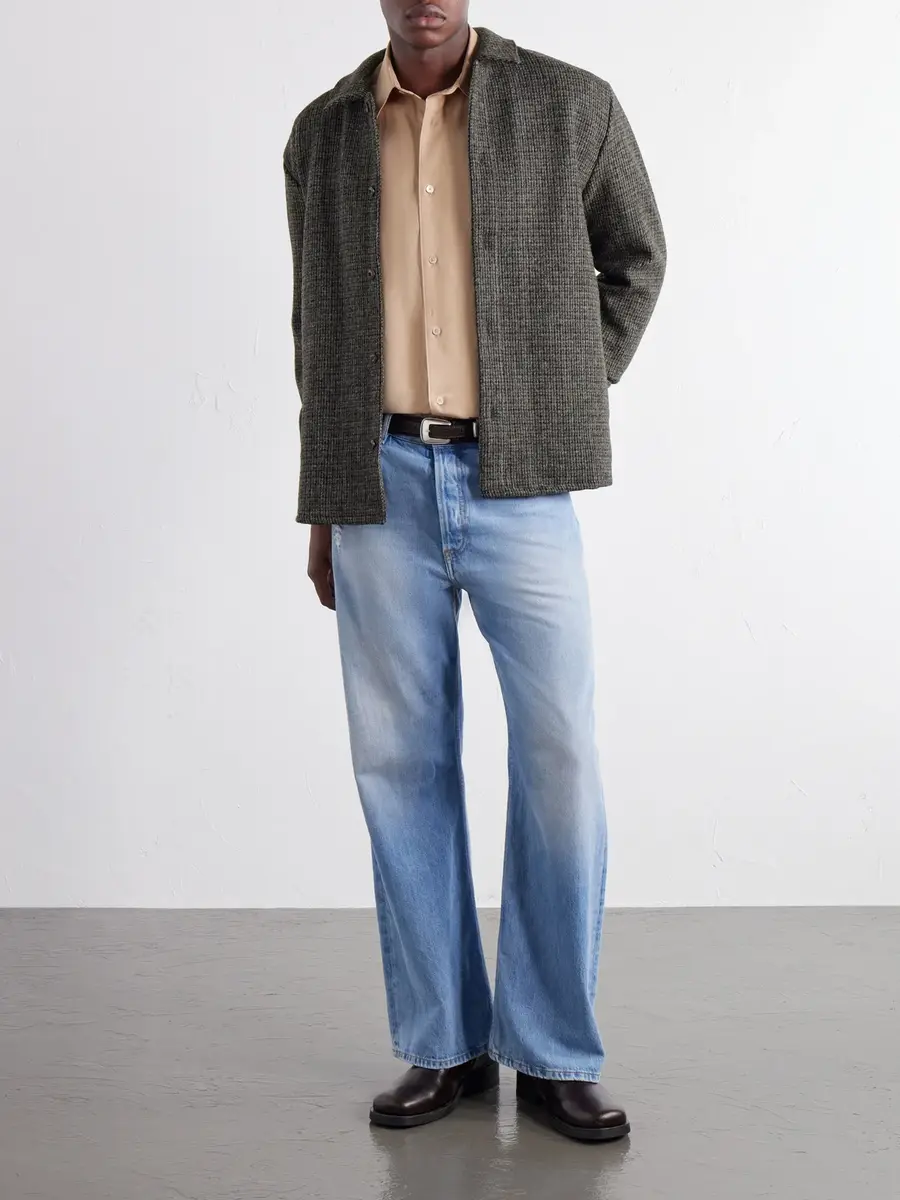 A Kind Of Guise Cullu Checked Brushed Wool-Tweed Overshirt - Men | Thumbnail 2 A Kind Of Guise Cullu Checked Brushed Wool-Tweed Overshirt - Men | Thumbnail 2