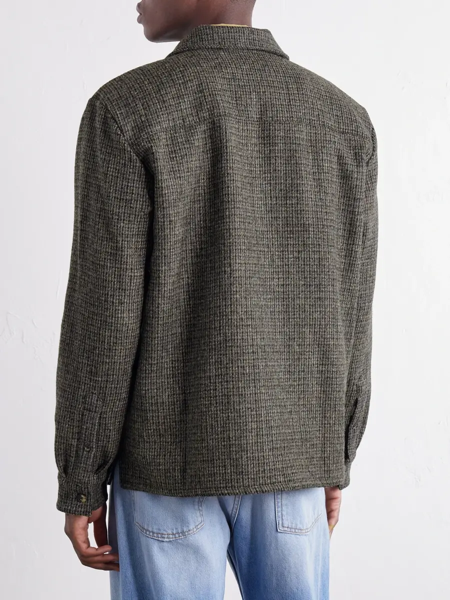 A Kind Of Guise Cullu Checked Brushed Wool-Tweed Overshirt - Men | Thumbnail 4 A Kind Of Guise Cullu Checked Brushed Wool-Tweed Overshirt - Men | Thumbnail 4
