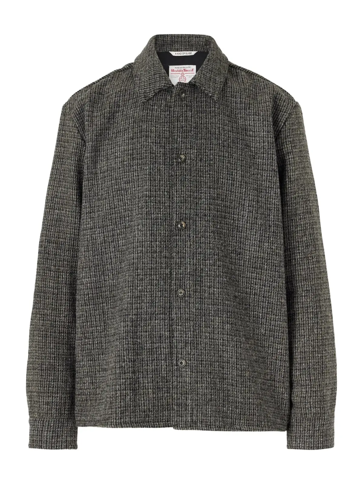 A Kind Of Guise Cullu Checked Brushed Wool-Tweed Overshirt - Men