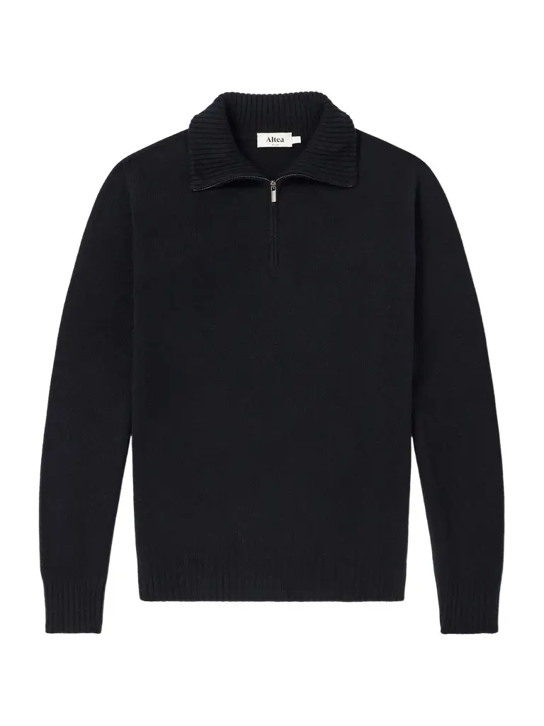 Altea Half-Zip Virgin Wool Sweater - Men