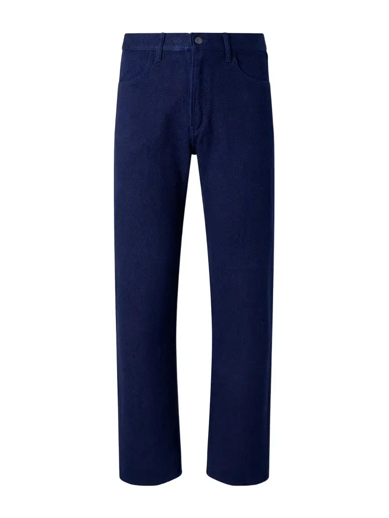 Blue Blue Japan Sashiko Cotton Straight-Leg Jeans - Men
