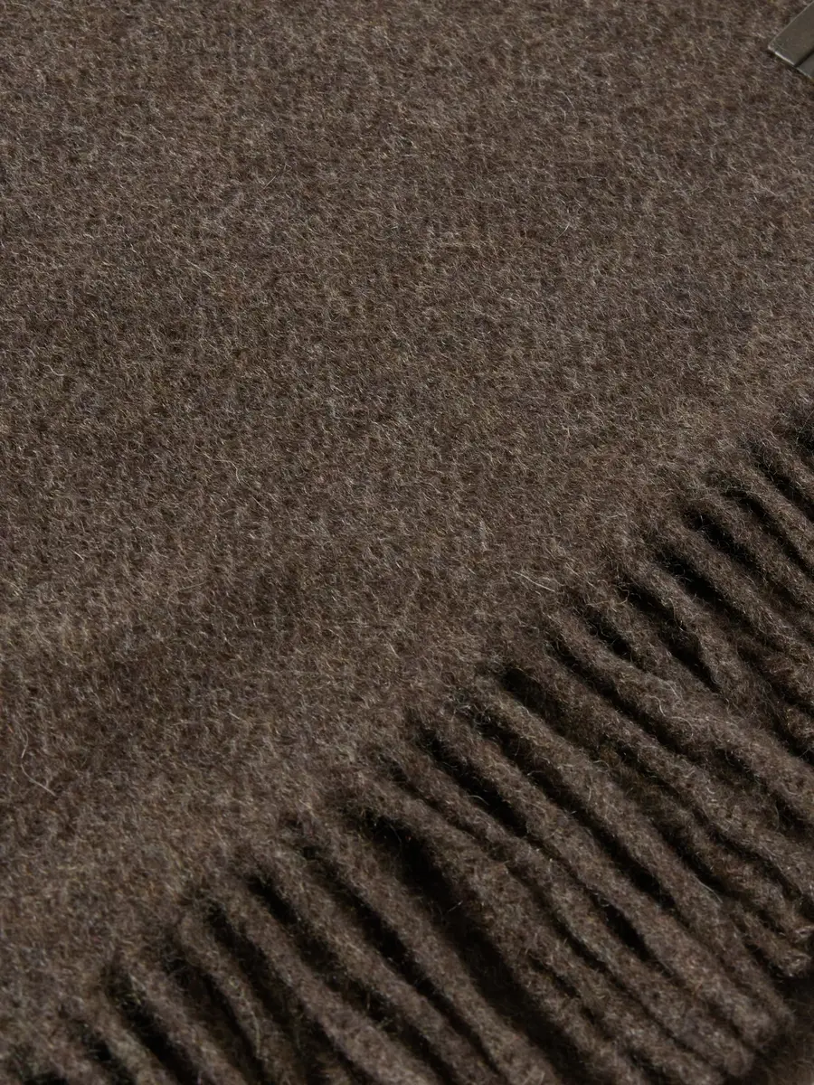Zegna Oasi Fringed Cashmere Scarf - Men | Thumbnail 4