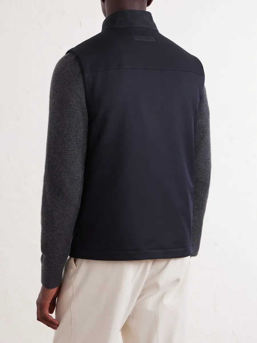 Zegna Twill Padded Vest - Men | Thumbnail 4 Zegna Twill Padded Vest - Men | Thumbnail 4