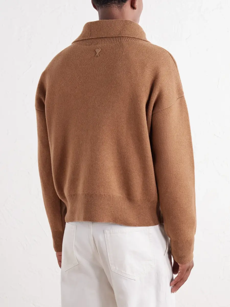 AMI PARIS Merino Wool Sweater - Men | Thumbnail 4 AMI PARIS Merino Wool Sweater - Men | Thumbnail 4