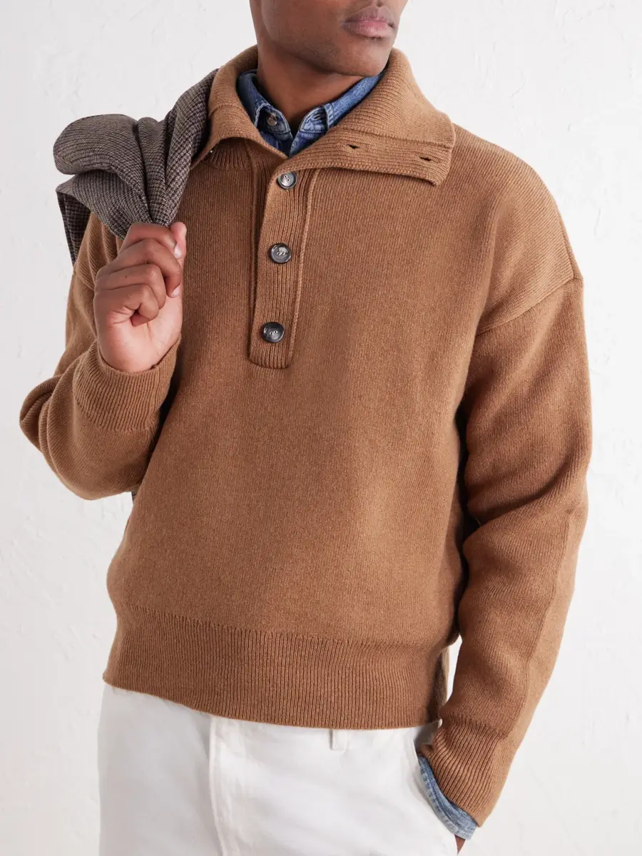 AMI PARIS Merino Wool Sweater - Men | Thumbnail 6 AMI PARIS Merino Wool Sweater - Men | Thumbnail 6