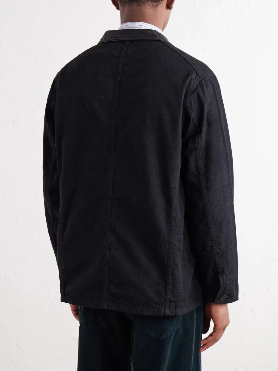 FULLCOUNT Leather-Trimmed Denim Jacket - Men | Thumbnail 4 FULLCOUNT Leather-Trimmed Denim Jacket - Men | Thumbnail 4