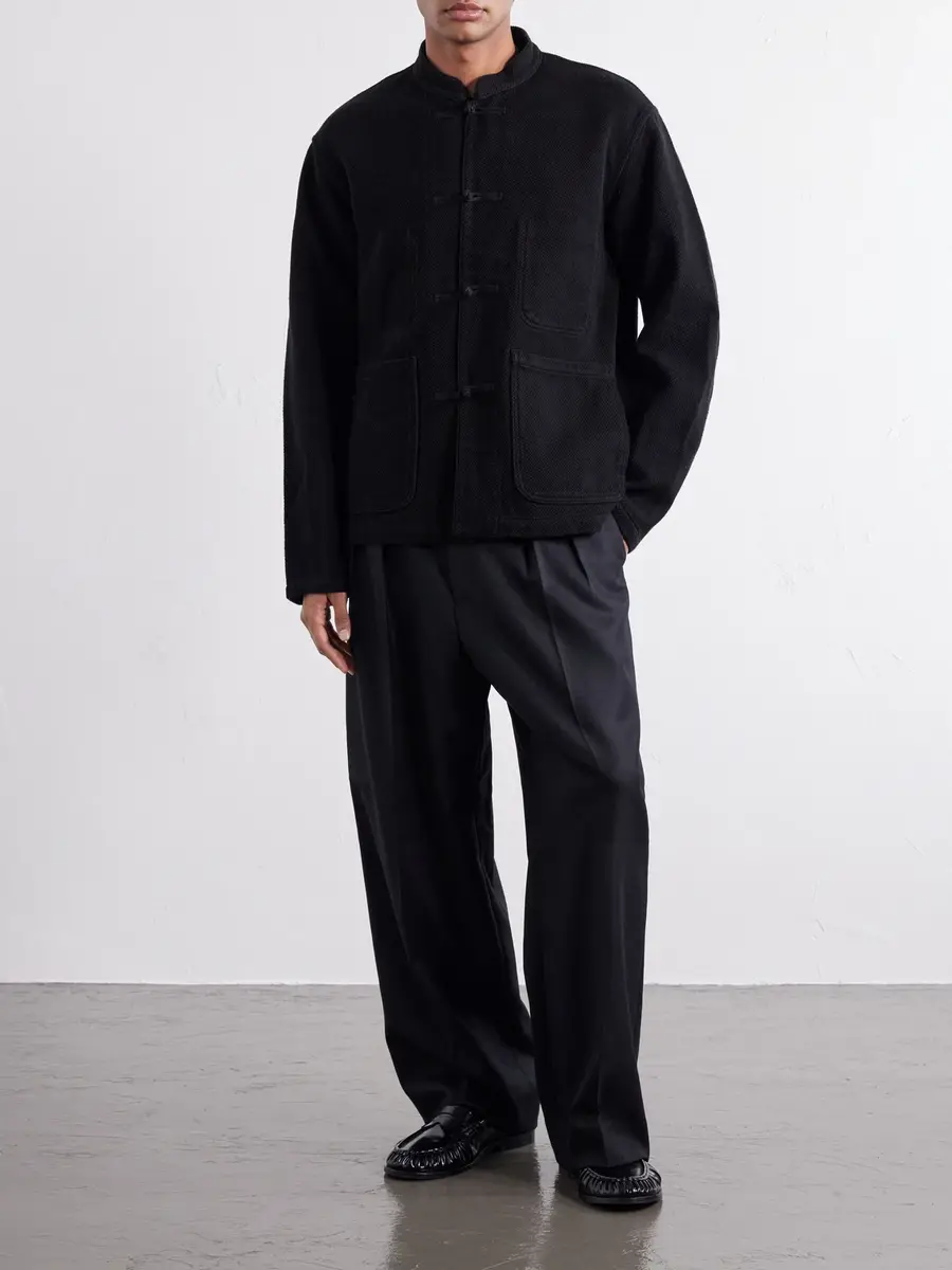 Blue Blue Japan Mandarin-Collar Cotton-Sashiko Jacket - Men | Thumbnail 2