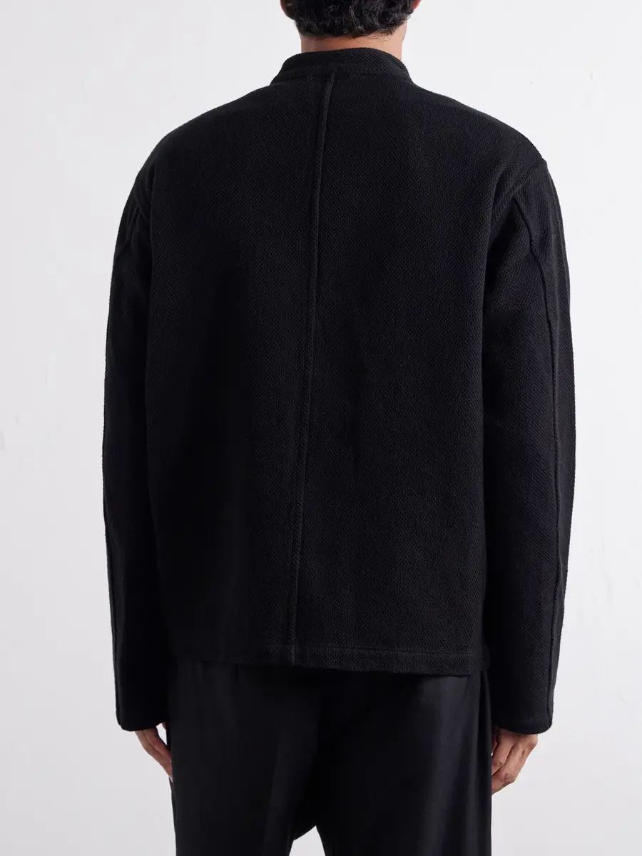 Blue Blue Japan Mandarin-Collar Cotton-Sashiko Jacket - Men | Thumbnail 4