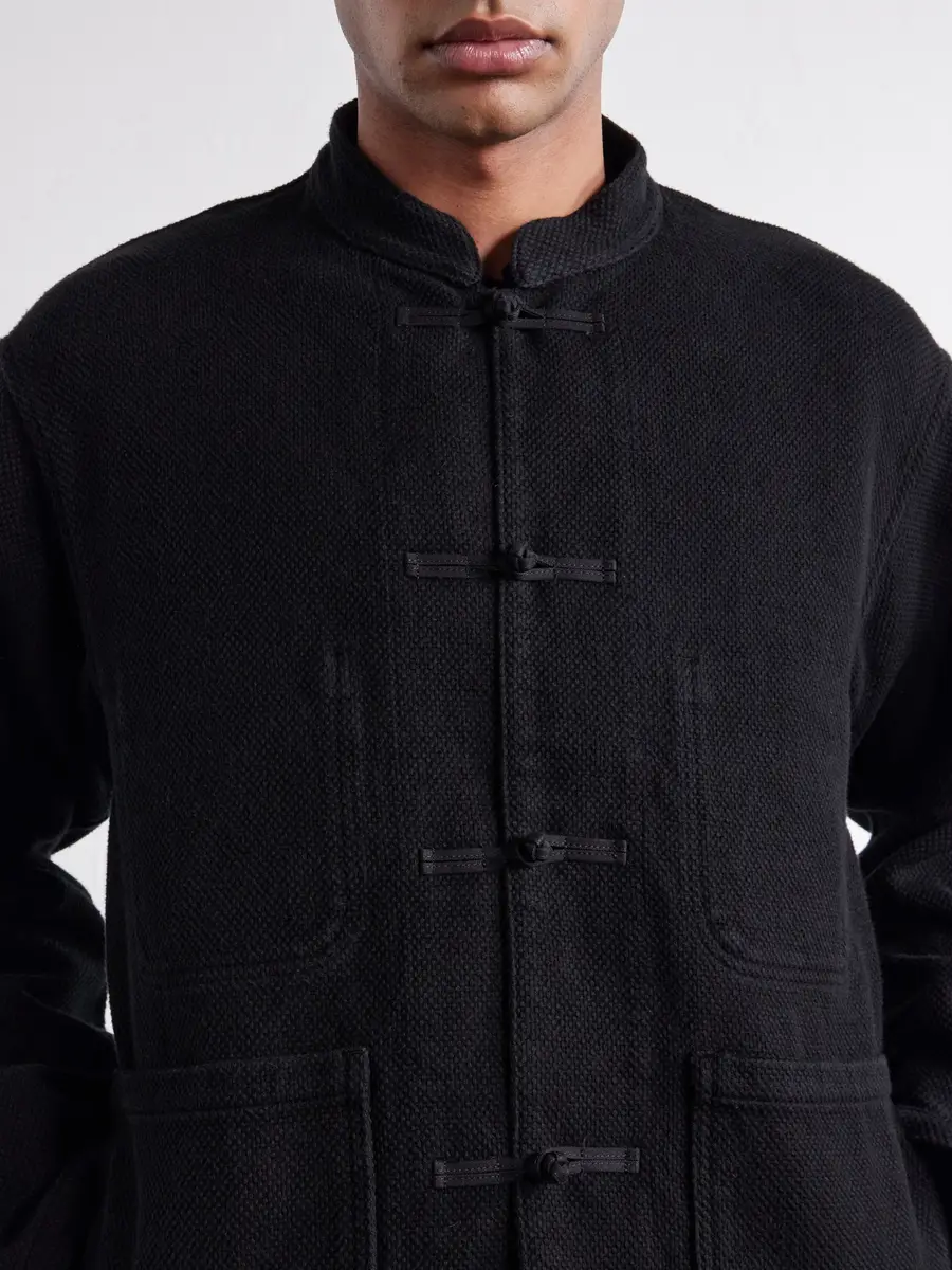 Blue Blue Japan Mandarin-Collar Cotton-Sashiko Jacket - Men | Thumbnail 5