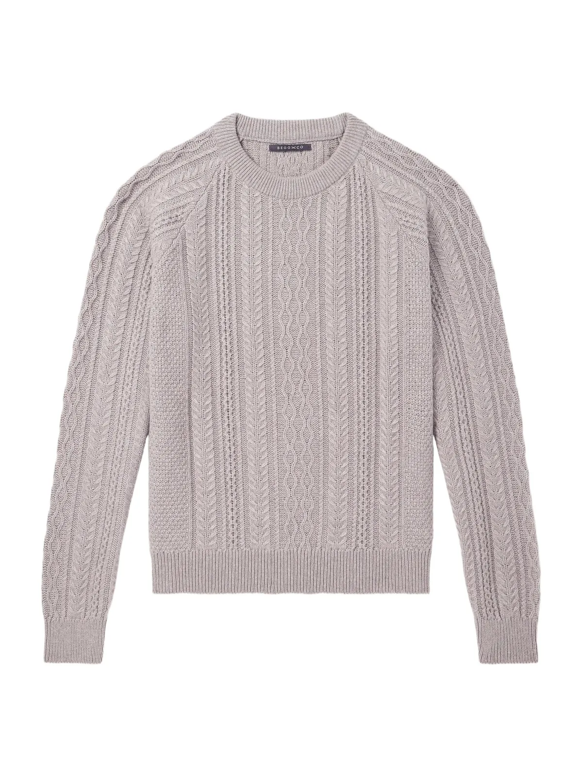 Begg & Co Maytime Cable-Knit Cashmere-Blend Sweater - Men